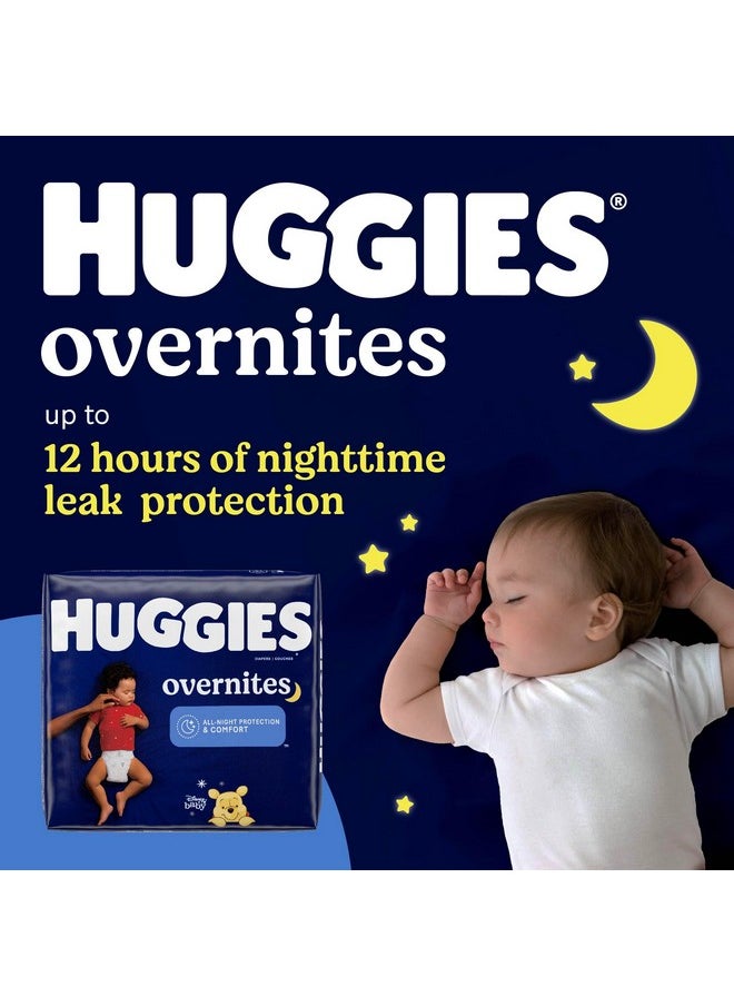 Size 3 Overnites Baby Diapers: Overnight Diapers, Size 3 (16-28 Lbs), 58 Ct