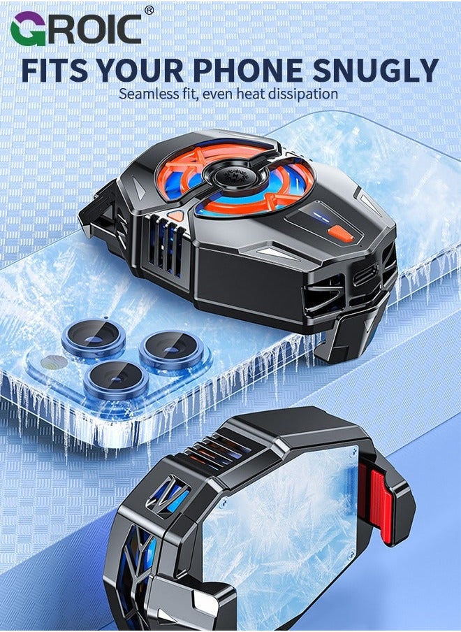 Portable Fans Phone Cell Cooler Third Gear Adjust Wired Intelligent Heat Sink Accessories For Mobile Mute