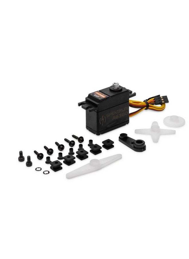 A6380 High Torque High Speed Hv Standard Rc Aircraft Servo: Spmsa6380, Black