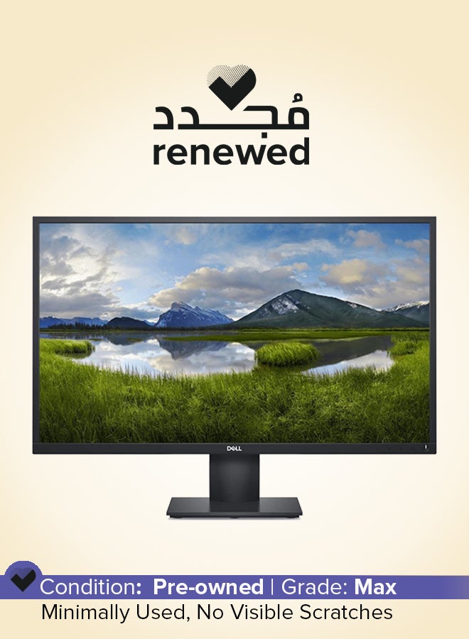 Renewed - 27-Inch Full HD LCD 8ms Monitor Black