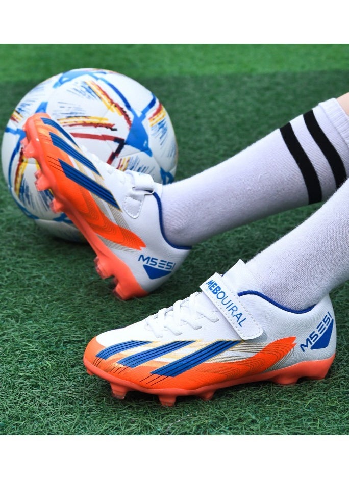 Children's Low-Top Non-Slip Four Seasons Outdoor Artificial Turf Football Boots Comfortable Training Shoes