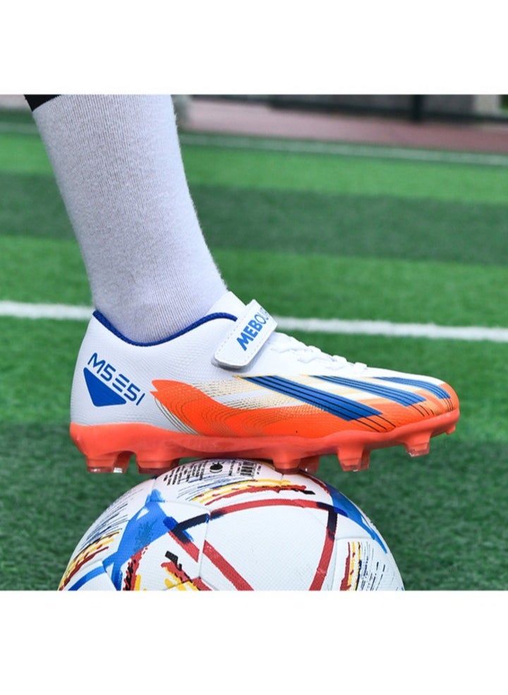 Children's Low-Top Non-Slip Four Seasons Outdoor Artificial Turf Football Boots Comfortable Training Shoes