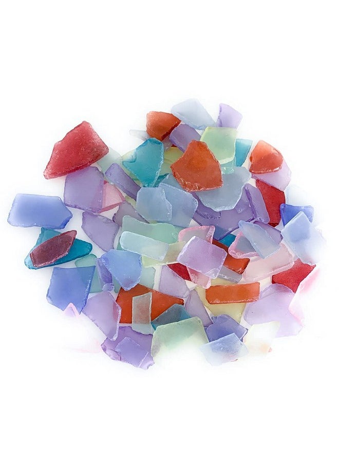 Sea Glass - Assorted Colored Sea Glass Mix - Sea Glass For Decoration And Craft (11 Ounces)