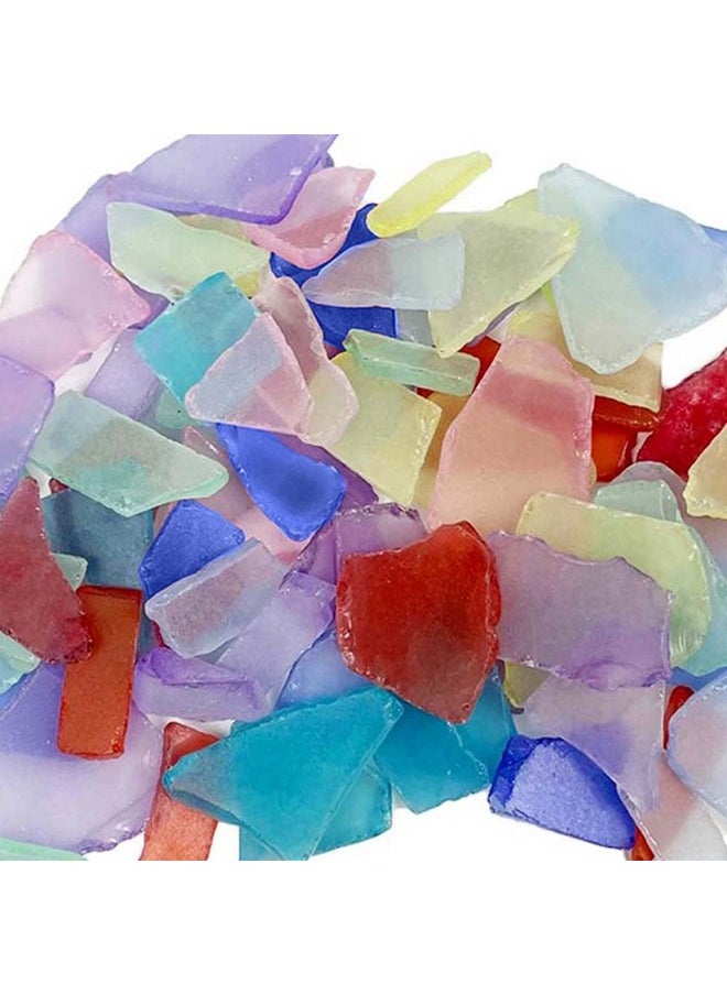 Sea Glass - Assorted Colored Sea Glass Mix - Sea Glass For Decoration And Craft (11 Ounces)