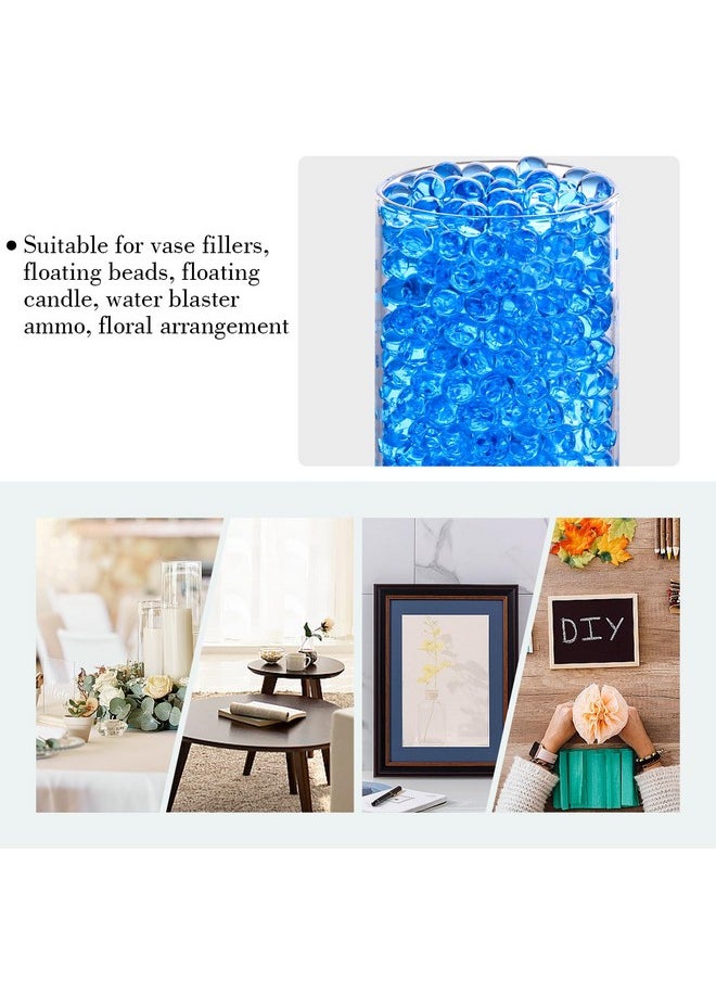 15000Pcs Blue Vase Fillers, Jelly Beads Gel Beads For Floating Pearls Candle Vase Fillers