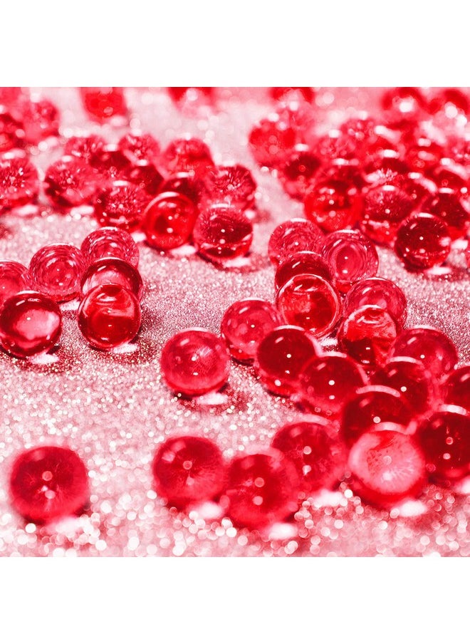 10000 Pieces Vase Filler Beads Gems Growing Crystal Pearls Wedding Centerpiece Decoration(Red)