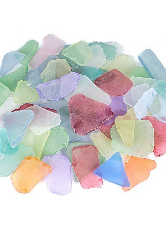 Sea Glass Craft - 11 Ounces Large Assorted Mix - Beach Glass Craft - Sea Glass Décor - Sea Glass Vase Filler - Sea Glass Crafting - Bag Of Sea Glass - Craft Glass