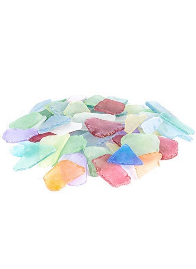 Sea Glass Craft - 11 Ounces Large Assorted Mix - Beach Glass Craft - Sea Glass Décor - Sea Glass Vase Filler - Sea Glass Crafting - Bag Of Sea Glass - Craft Glass