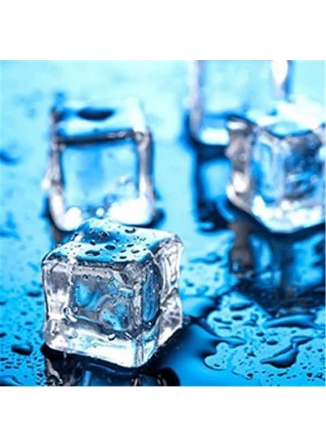 Clear Fake Ice Cubes, 20 Pcs 0.8