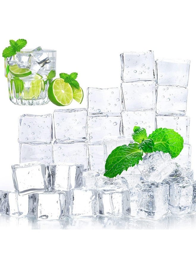 Clear Fake Ice Cubes, 20 Pcs 0.8