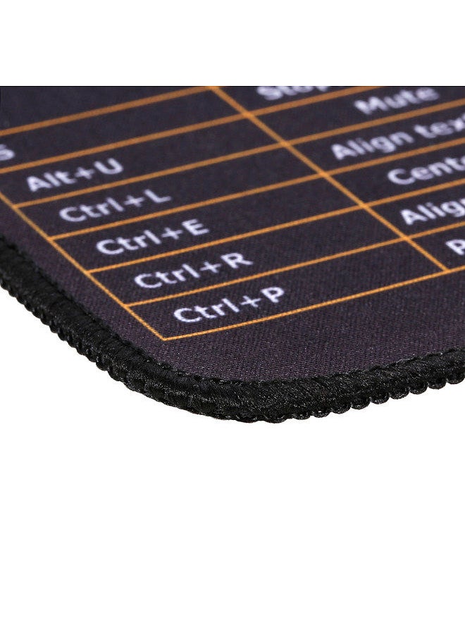 Docooler Oversized Gaming Mouse Pad Keyboard Shortcuts Mouse Pad Computer Office Waterproof Non-slip Large Desk Pad