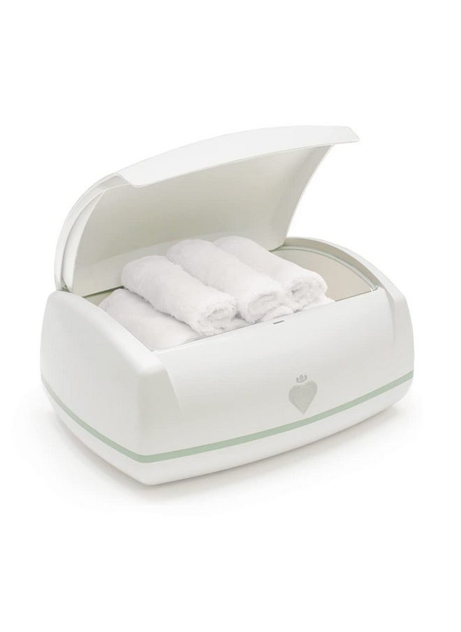 Warmies Wipes Warmer Designed For Reusable Cloth Wipes | Soft Glow Nighlight | Includes 1 Everfresh Pillow And 4 Warmies Cloth Wipes