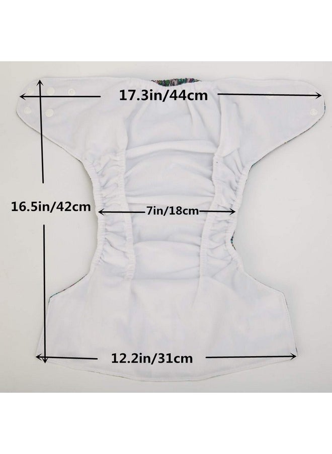 2 To 7 Years Old Cloth Diaper Nappy Pocket Reusable Washable Junior Big Baby Kids Toddler (Hens)