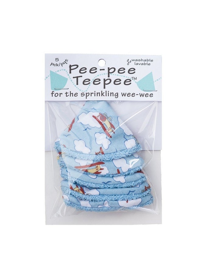 Pee-Pee Teepee Cellophane Bag Blue Airplane
