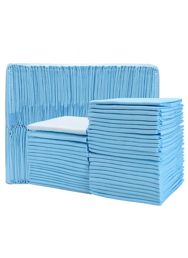 100 Pcs Disposable Changing Pad Leak-Proof Underpad Bed Table Protector Mat, Soft Non-Woven Fabric, 17 Inches X 13 Inches