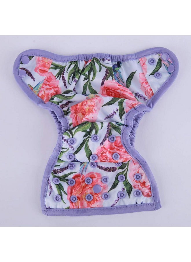 Newborn Baby Diaper Nappy Cover 8Lbs-10Lbs (Hummingbirds)