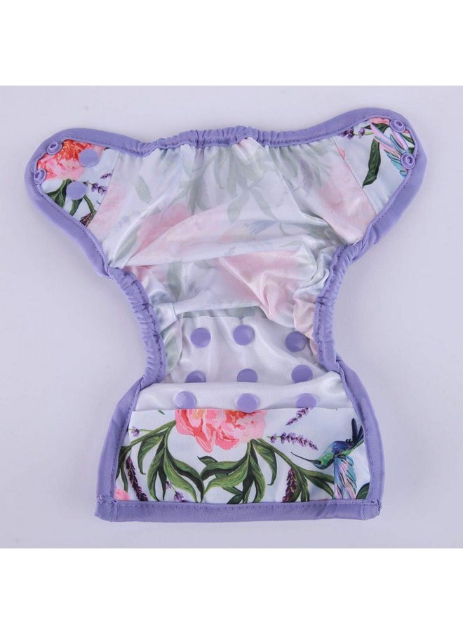 Newborn Baby Diaper Nappy Cover 8Lbs-10Lbs (Hummingbirds)