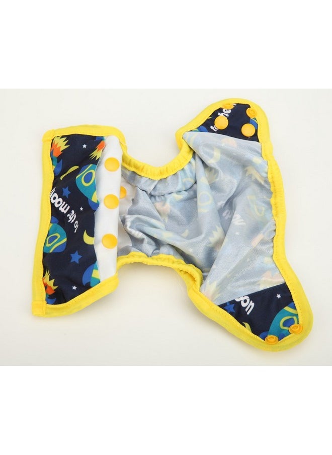 Newborn Baby Diaper Nappy Cover 8Lbs-10Lbs For Boys (To The Moon)