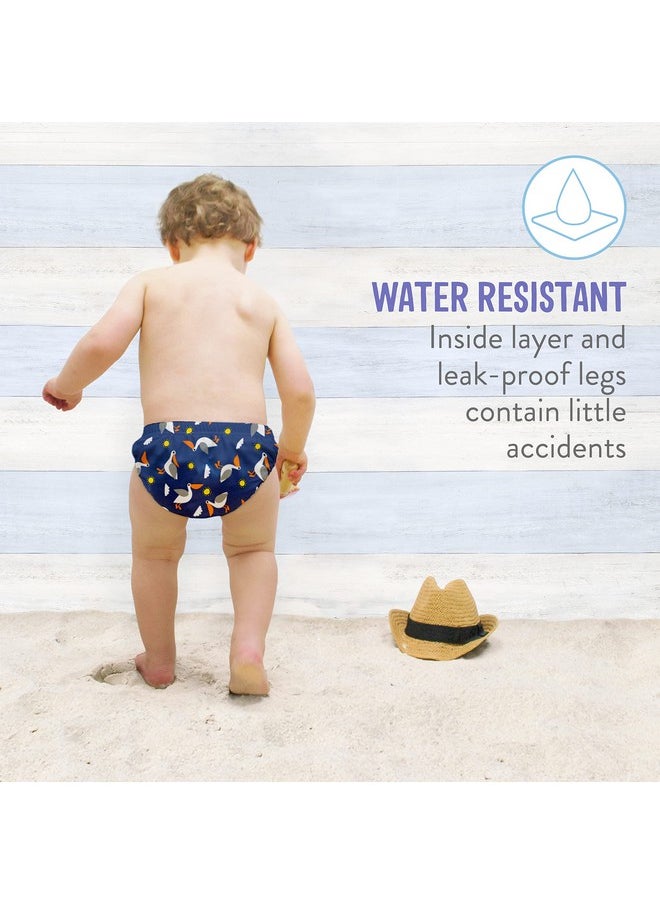 , Reusable Swim Diaper , Pelican Pier , Extra Large (2 Years+)