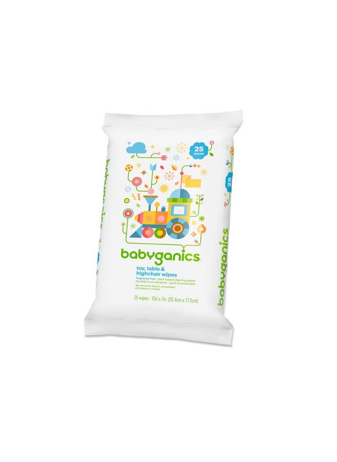 Toy And Table Wipes, 25 Ct, Quick & Convenient