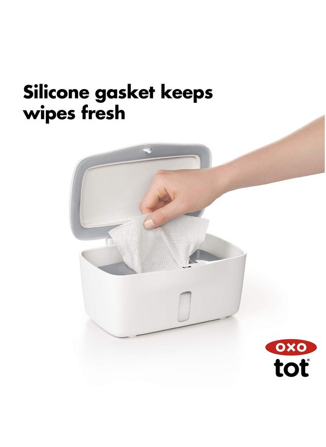 Tot Perfect Pull Wipes Dispenser - Gray, 1 Count (Pack Of 1)