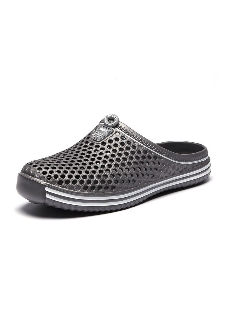 Men/Women Couple Shoes Hole Shoes Grey