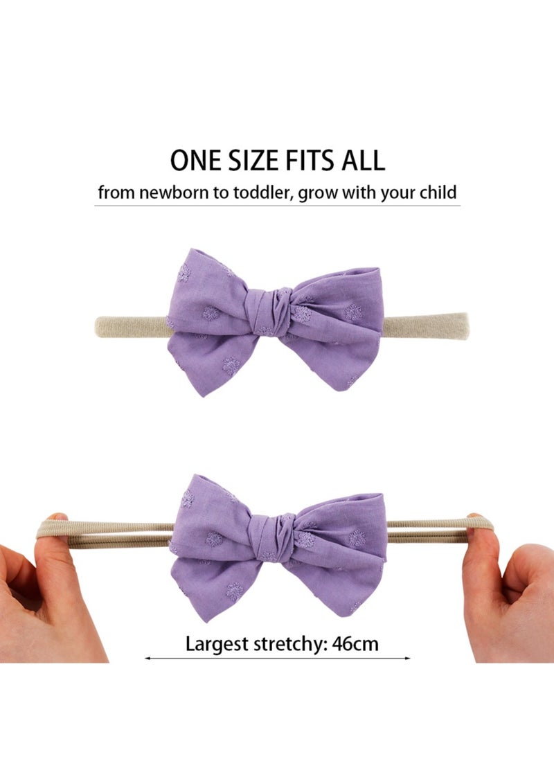 Angela Ribbon Bow Clip Set For Babies and Girls - Baby Pink