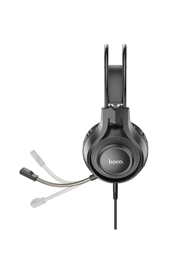 hoco. W106 Tiger Gaming Headset – 50mm Drivers, Dual 3.5mm Interface, and Volume Control