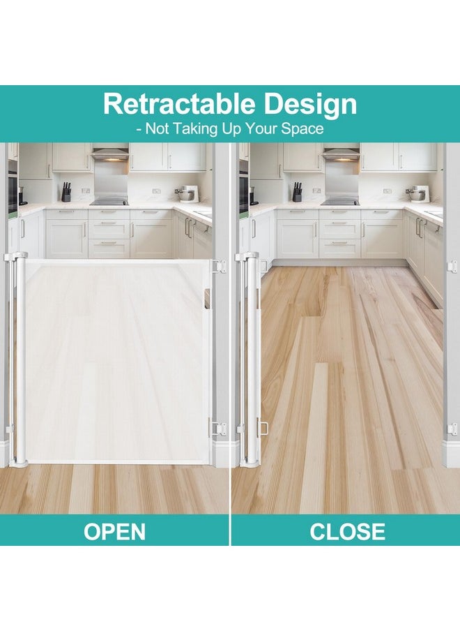 42 Inch Extra Tall Retractable Baby Gate 55