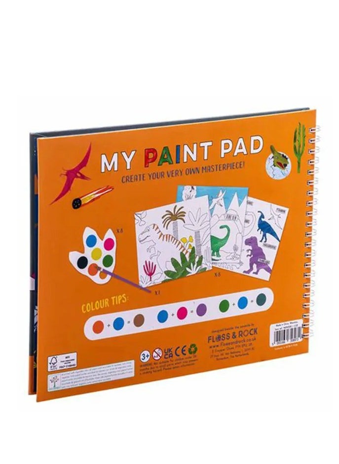 Floss & Rock Dino My Painting Pad - Kids Creative Art Set, Create your very own Master Piece