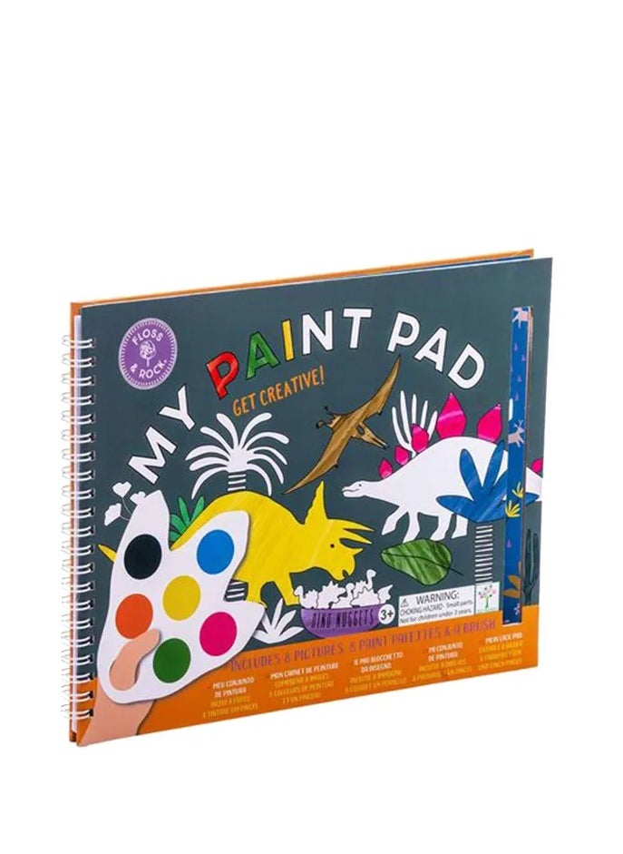 Floss & Rock Dino My Painting Pad - Kids Creative Art Set, Create your very own Master Piece