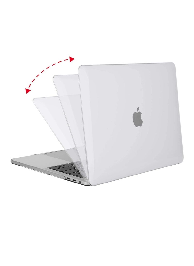 Case Compatible with Macbook Air 13 inch 2020 2019 2018 Released Model A2337 M1 A2179 A1932 Protective Snap On Hard Shell Cover with Keyboard And Screen Protector White