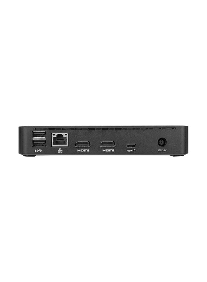 Universal USB-C Docking Station with 65W Power delivery  , Black