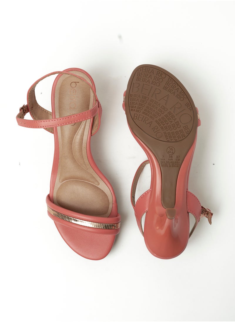 Eliza Multi Strap Mid Heel Sandals | Made in Brazil