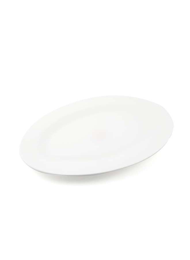 Ivory Porcelain Oval Serving Plate 45 cm