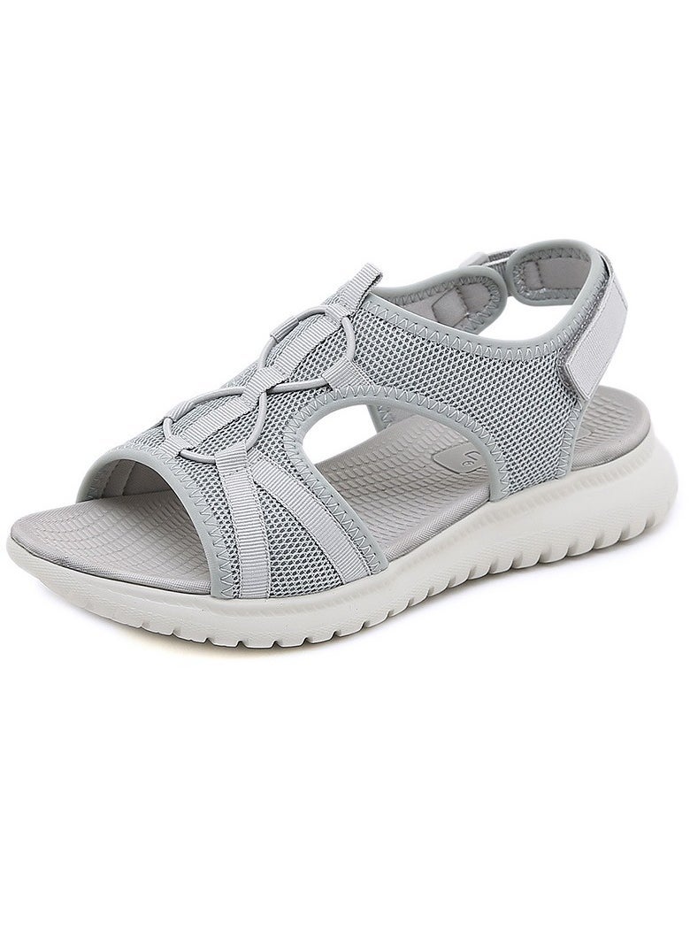 Women's Casual Sports Thick Soled Sandals Platform Shoes Grey