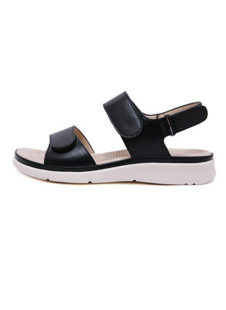 Women's Casual Sports Thick Soled Non Slip Sandals Platform Shoes Black