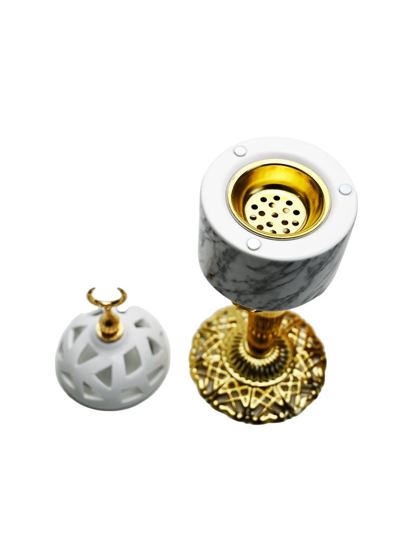 Incense Burner/Incense Burner for Home, Office, Mosque, Café/Oud Burner/Bakhoor Burner/Ramadan Gift Burner/Eid Gift Incense Burner/Bakhoor Oud Bedroom Décor, Living Room Decor