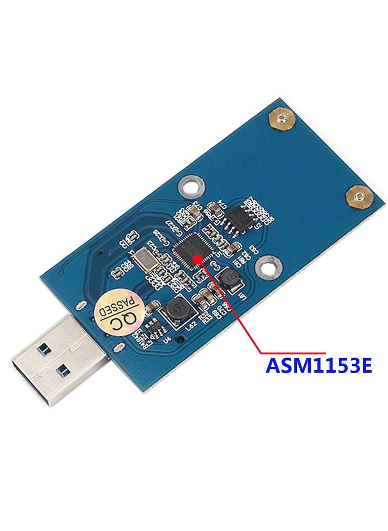 Mini PCI-E mSATA to USB 3.0 External SSD PCBA Conveter Adapter Pen Driver Card with Case