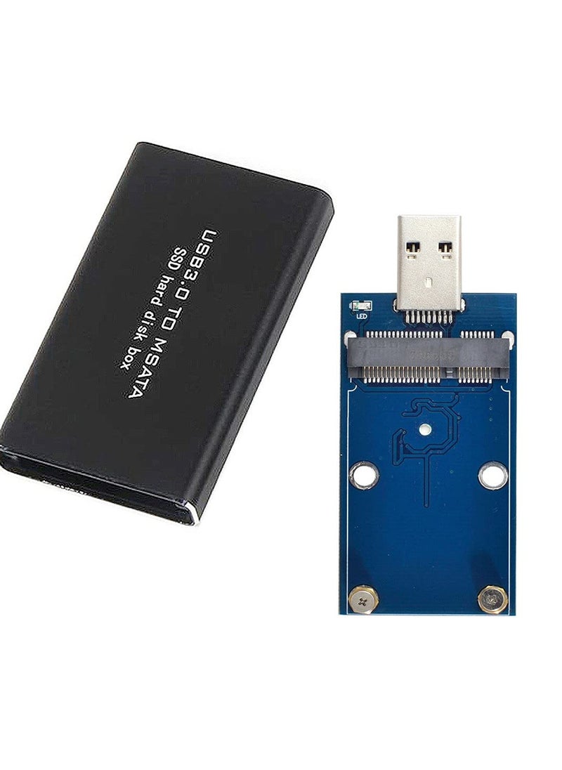 Mini PCI-E mSATA to USB 3.0 External SSD PCBA Conveter Adapter Pen Driver Card with Case