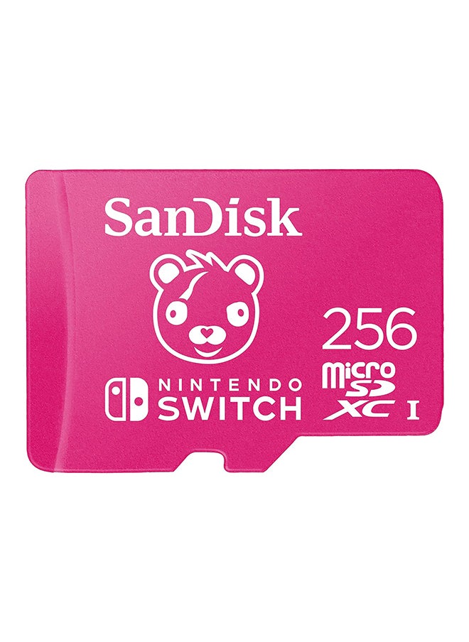 256GB microSDXC-Card Licensed for Nintendo-Switch, Fortnite Edition - SDSQXAO-256G-GN6ZG 256 GB