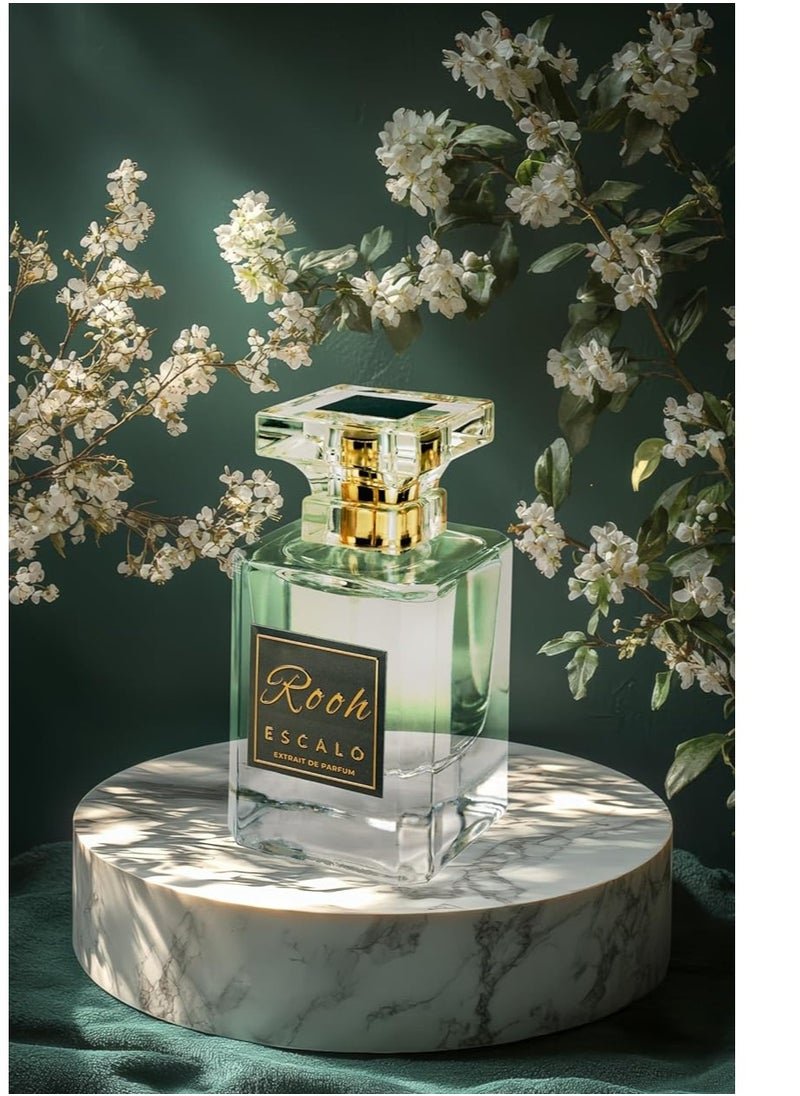 Escalo Perfume Rooh Extrait de Parfum, 50ml, Long Lasting Unisex Luxury Fragrance