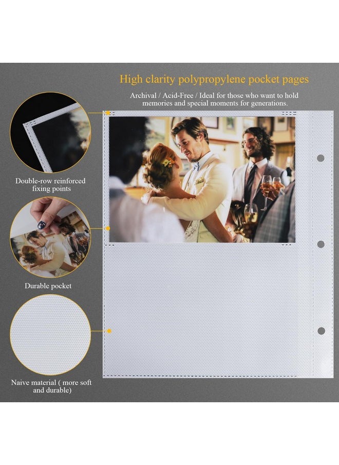 Photo Album 4X6 Photos Hold 200 Or 5X7 Pictures Hold 100, 3 Ring Binder Photo Albums Linen Cover Photo Book Acid Free Albums 4X6 5X7 For Family Wedding Baby(Beige)