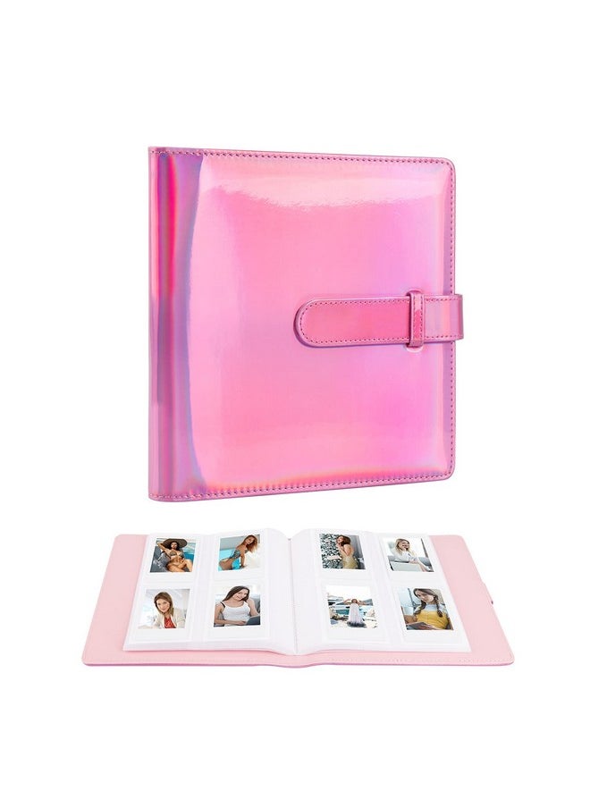 256 Pockets Mini Photo Album - Fits For Fujifilm Instax Mini 12 Mini 11 Mini 9 Mini 8 Mini 40, Polaroid Snap Pic-300, Kodak Mini 3-Inch Film (Magic Pink)