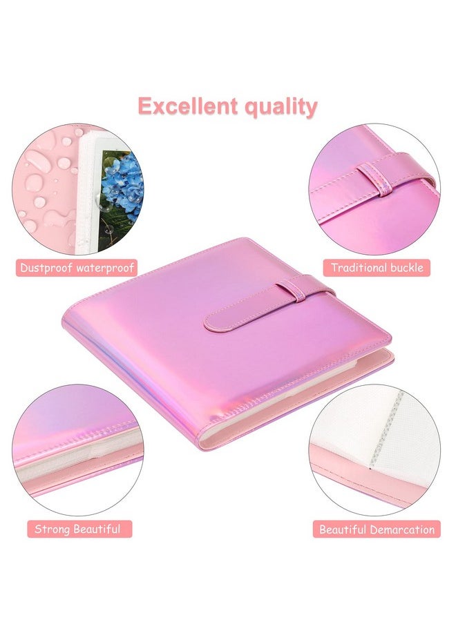 256 Pockets Mini Photo Album - Fits For Fujifilm Instax Mini 12 Mini 11 Mini 9 Mini 8 Mini 40, Polaroid Snap Pic-300, Kodak Mini 3-Inch Film (Magic Pink)