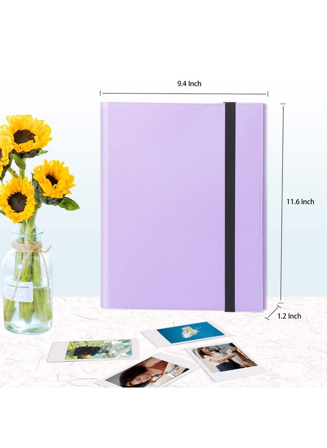 432 Pockets Photo Album For Fujifilm Instax Mini 12 11 9 40 99 90 8 7 Evo Liplay Instant Camera, Fits Polaroid Snaptouch/Pic-300/Z2300 And Kodak 2X3 Instant Print Camera(Purple)