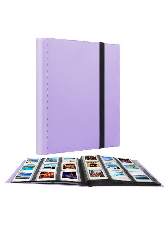 432 Pockets Photo Album For Fujifilm Instax Mini 12 11 9 40 99 90 8 7 Evo Liplay Instant Camera, Fits Polaroid Snaptouch/Pic-300/Z2300 And Kodak 2X3 Instant Print Camera(Purple)