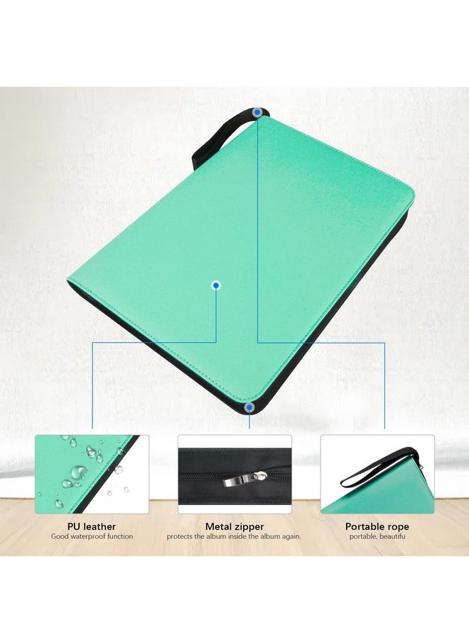 540 Pockets Photo Album Book For Fujifilm Instax Mini 12 11 9 99 8+8 7+ 90 40 25 26 Liplay Evo Instant Camera, Polaroid Snap/Snap Touch/Pic-300P/Z2300/ Socialmatic Zip Instant Printer (Green)