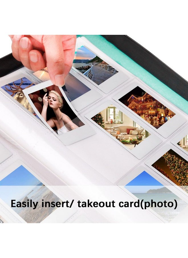 540 Pockets Photo Album Book For Fujifilm Instax Mini 12 11 9 99 8+8 7+ 90 40 25 26 Liplay Evo Instant Camera, Polaroid Snap/Snap Touch/Pic-300P/Z2300/ Socialmatic Zip Instant Printer (Green)