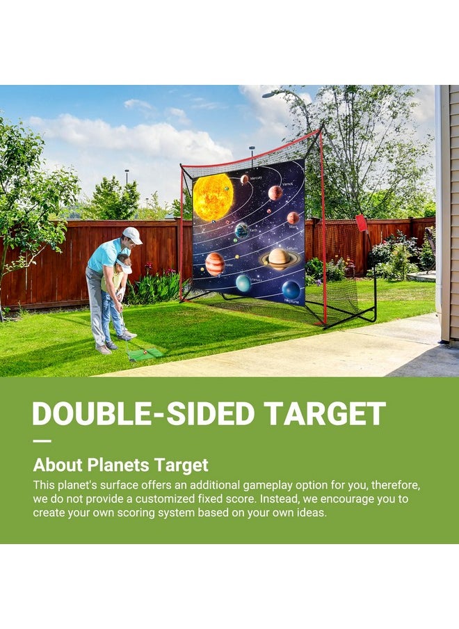 Golf Game,Golf Chipping Game, Giant Size Targets With Chipping Mat, Golf Chipping Practice Mats, Stick And Chip Golf Game, Indoor Outdoor Games-Choose Classic Or Darts